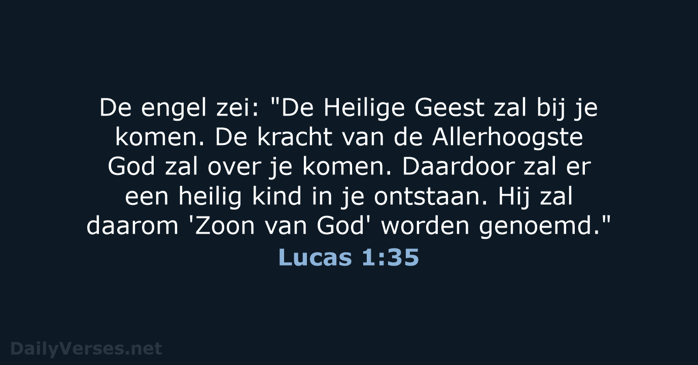 Lucas 1:35 - BB