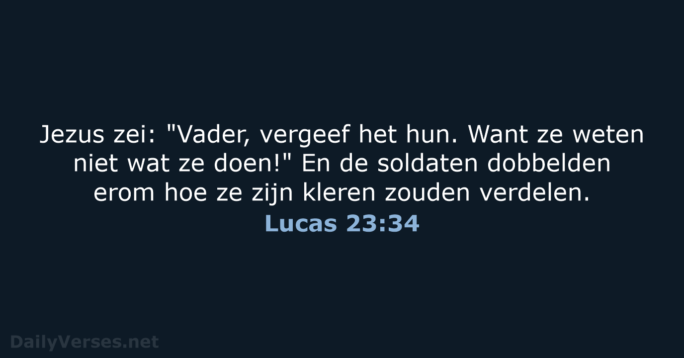 Lucas 23:34 - BB