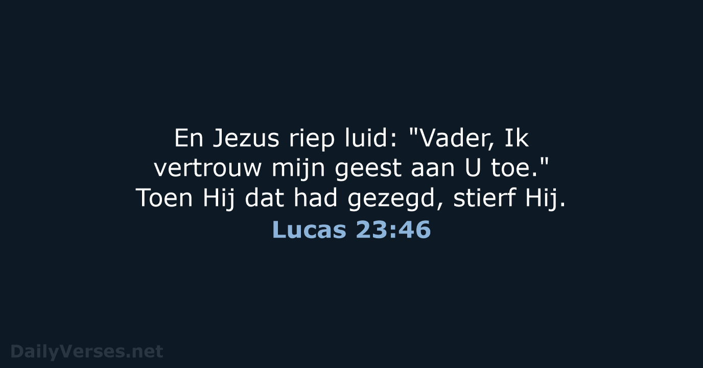 Lucas 23:46 - BB