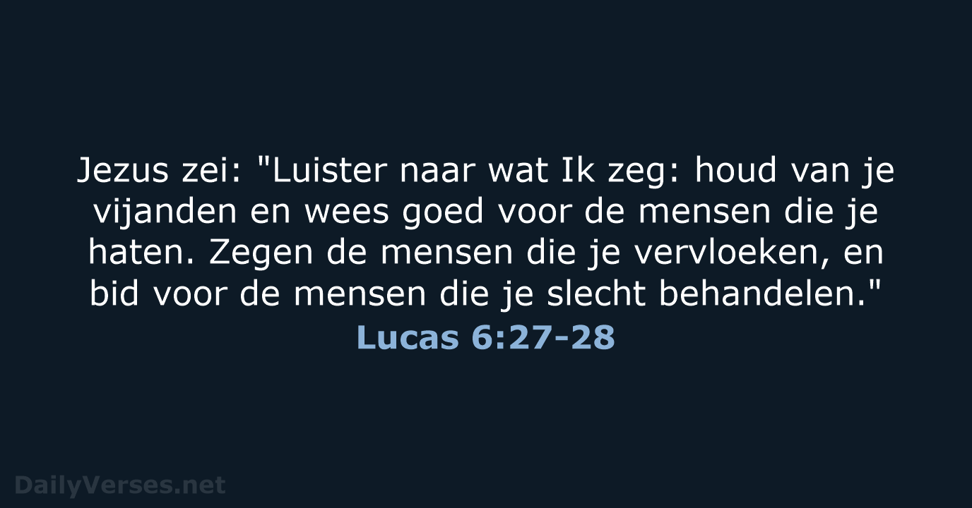 Lucas 6:27-28 - BB