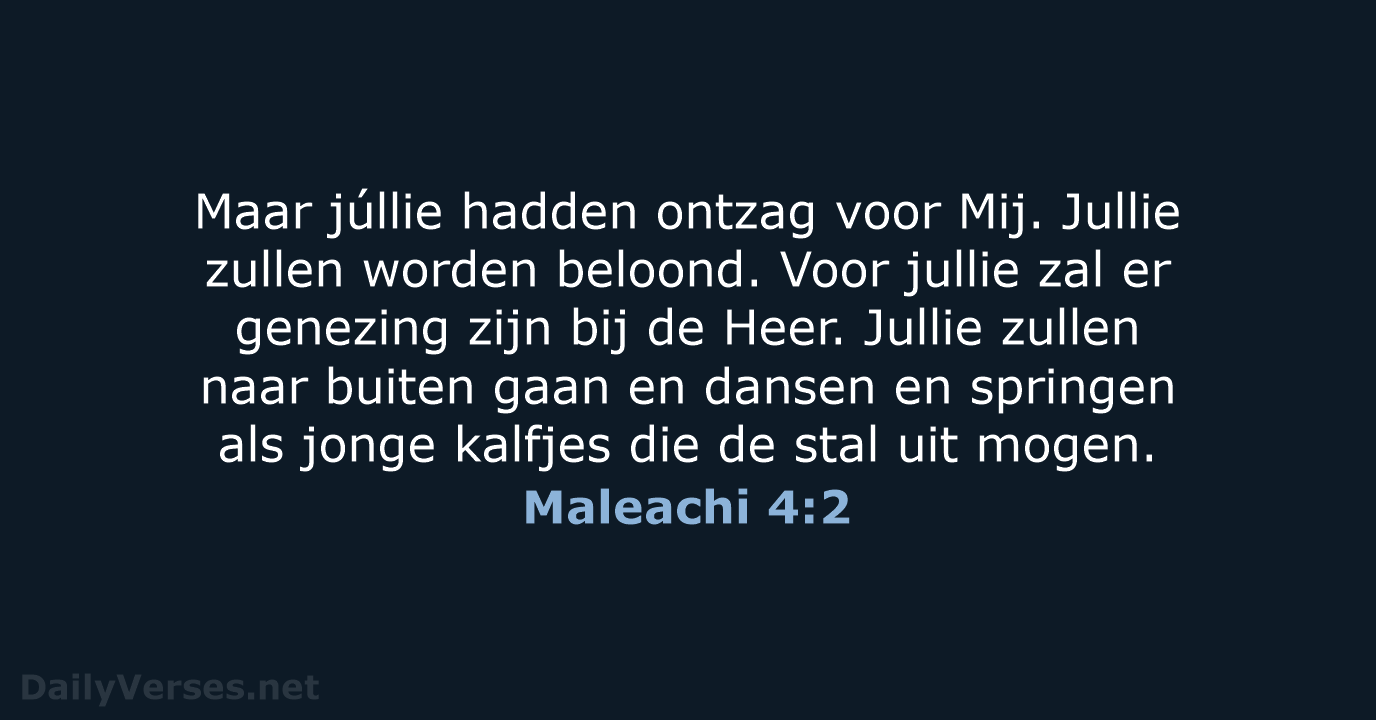 Maleachi 4:2 - BB