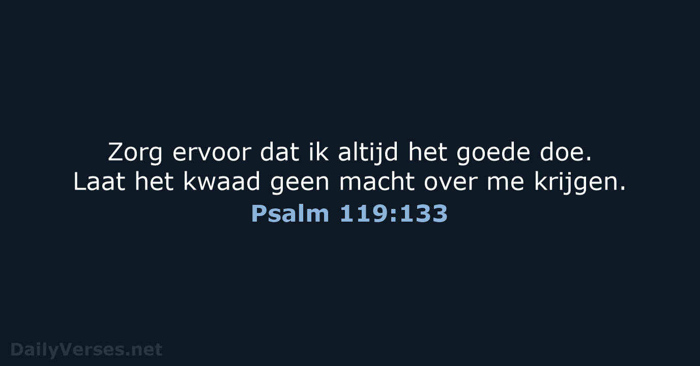 Psalm 119:133 - BB