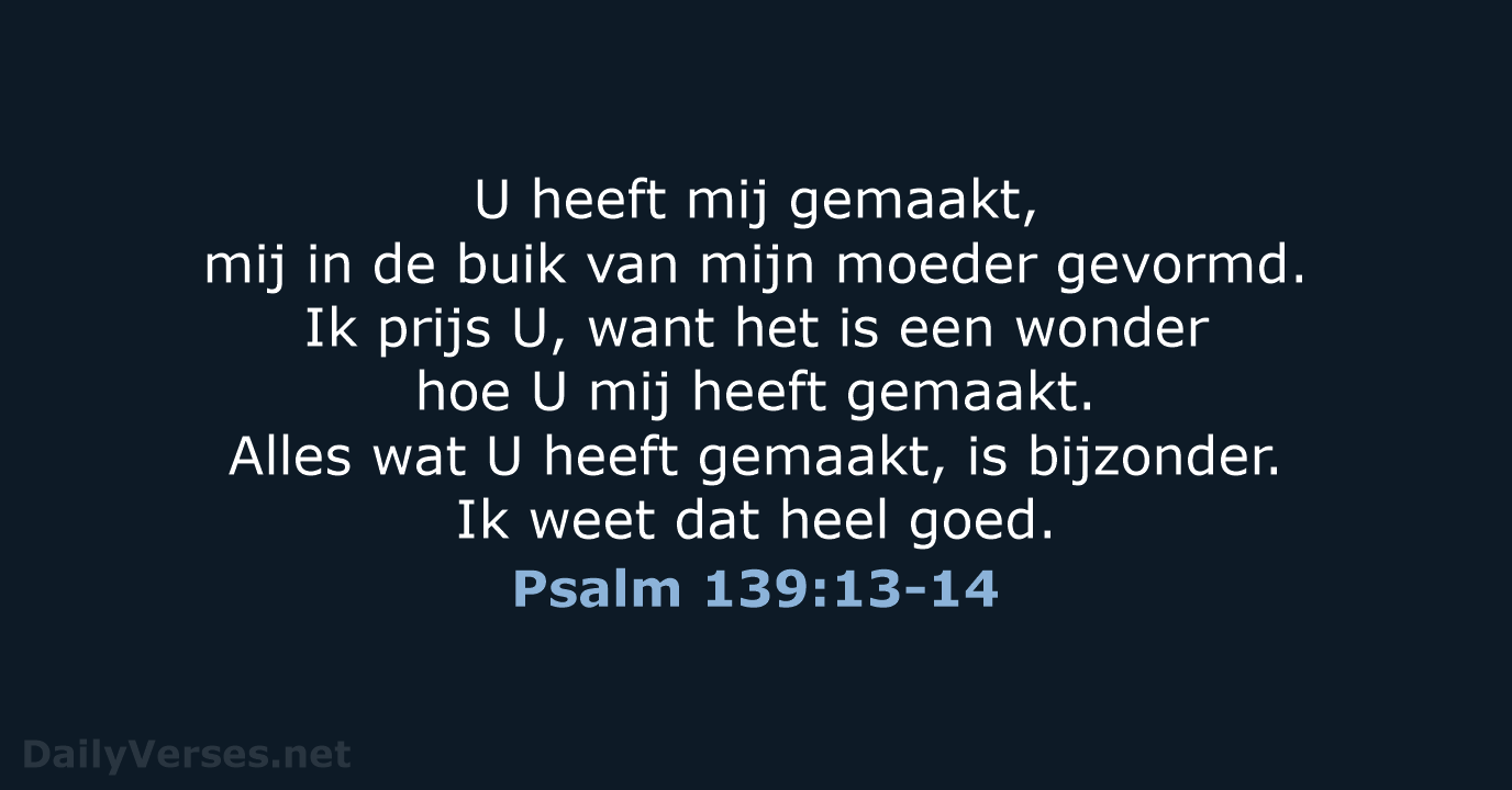 Psalm 139:13-14 - BB