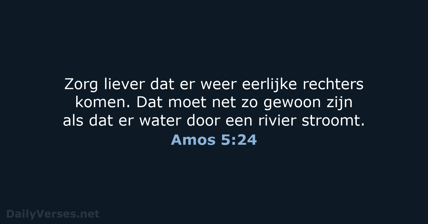 Amos 5:24 - BGT