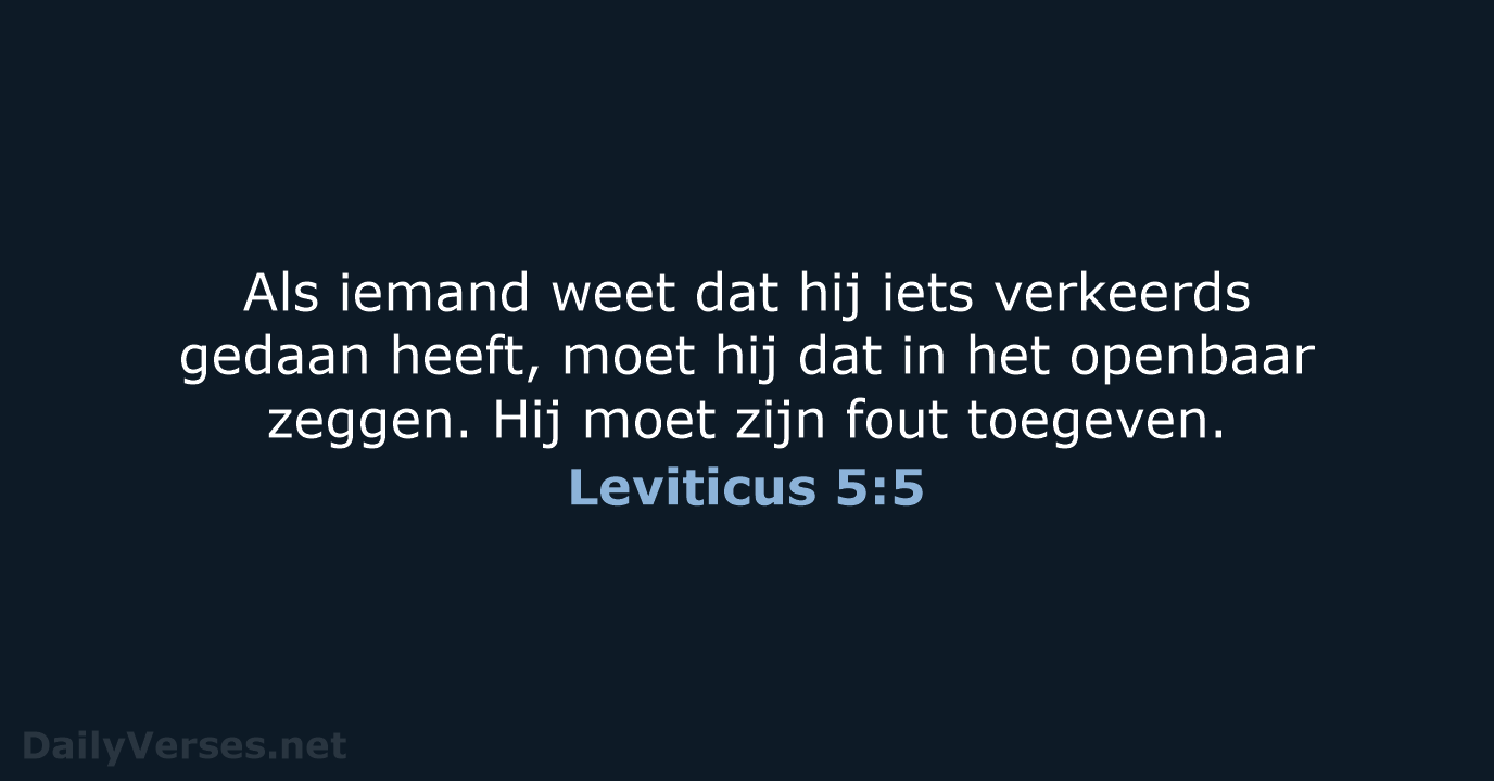 Leviticus 5:5 - BGT