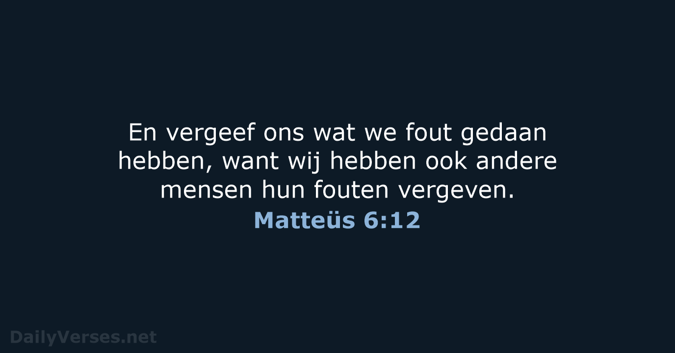 Matteüs 6:12 - BGT