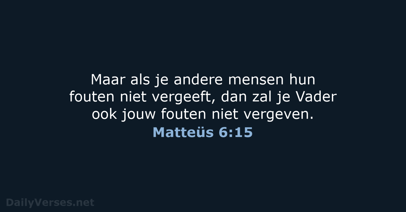 Matteüs 6:15 - BGT