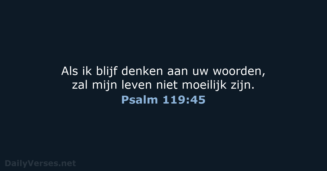 Psalm 119:45 - BGT