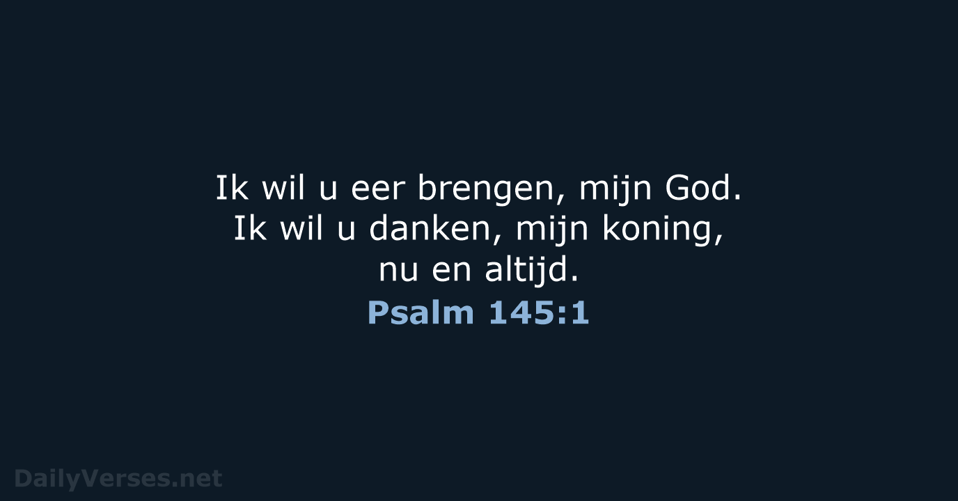 Psalm 145:1 - BGT