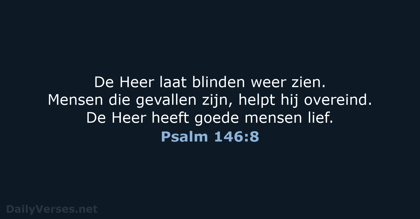Psalm 146:8 - BGT