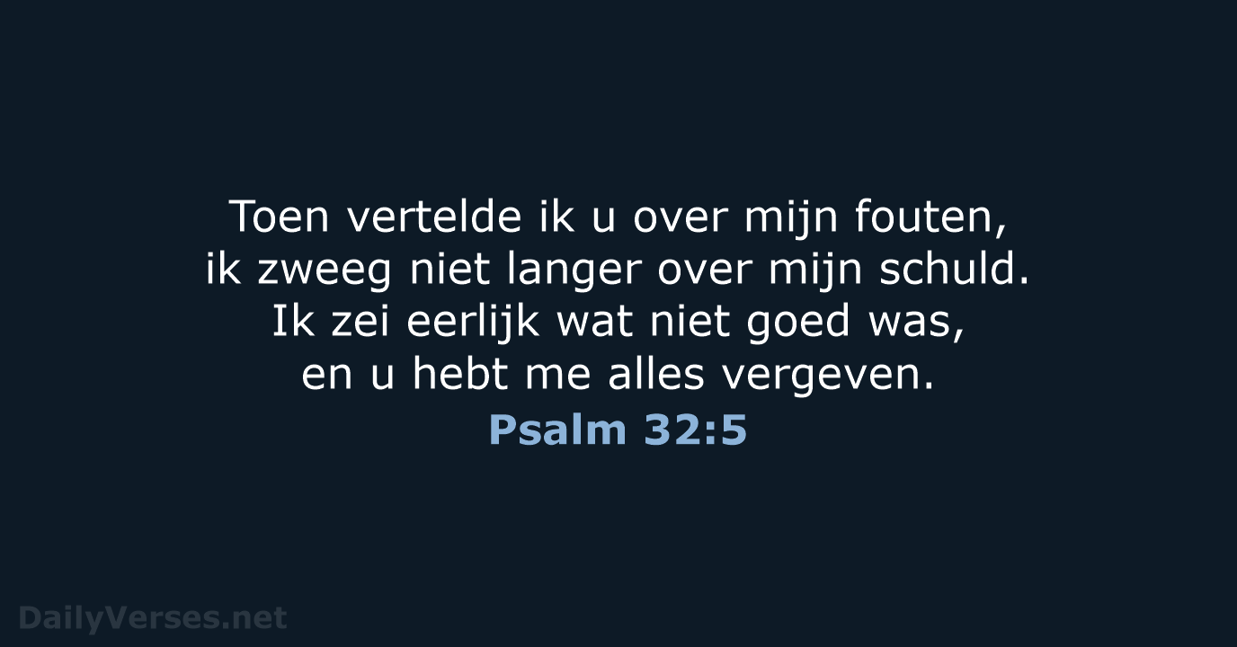 Psalm 32:5 - BGT