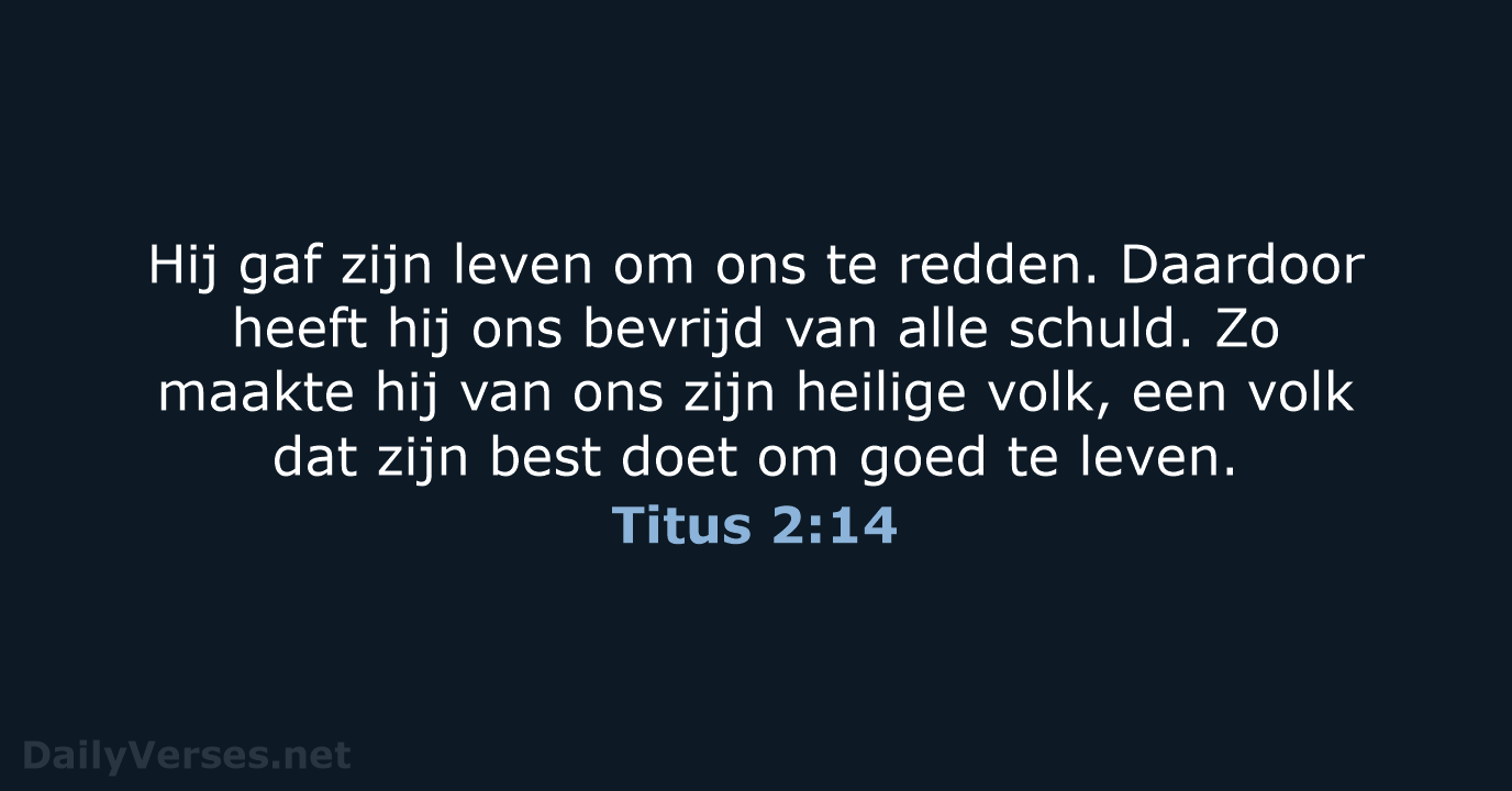 Titus 2:14 - BGT