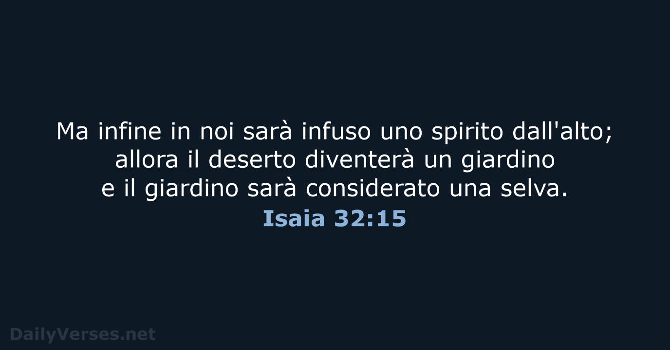 Isaia 32 15 Versetto Della Bibbia DailyVerses Net