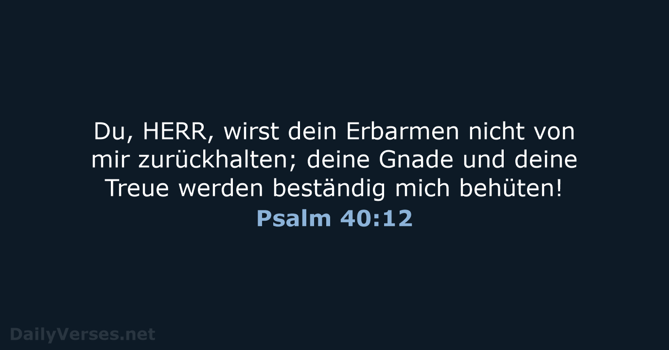 Psalm 40:12 - ELB