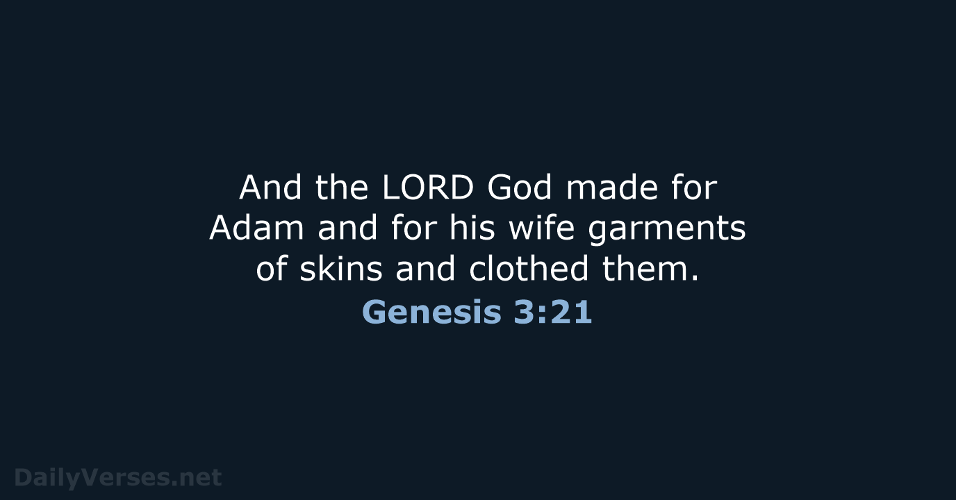 Genesis 3:21 - ESV