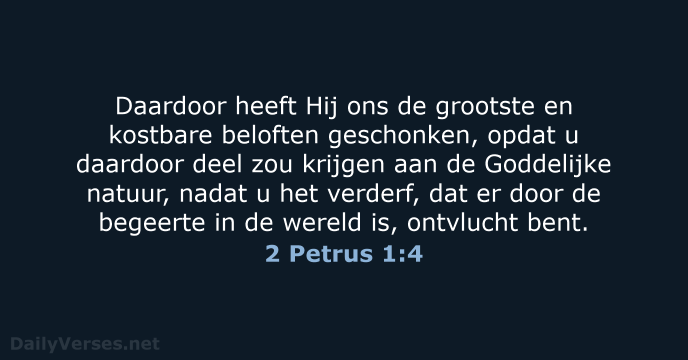 2 Petrus 1:4 - HSV