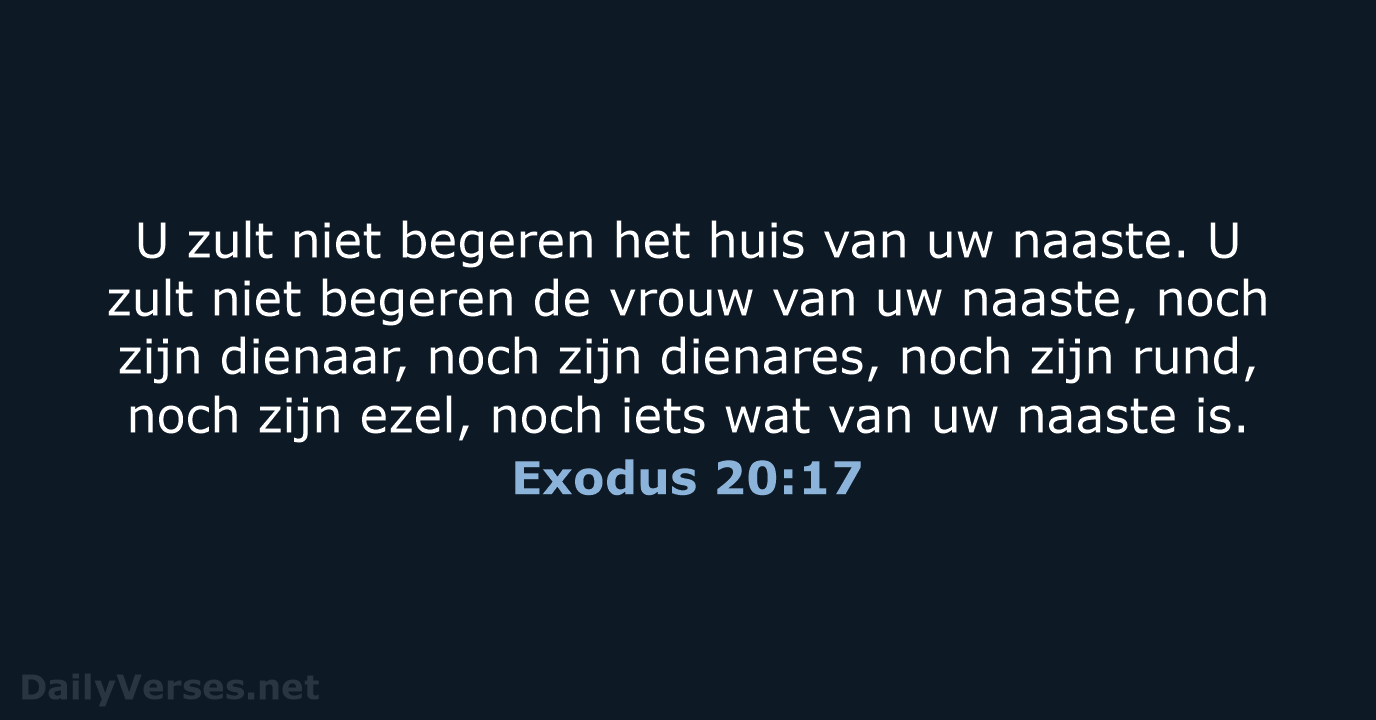 Exodus 20:17 - HSV