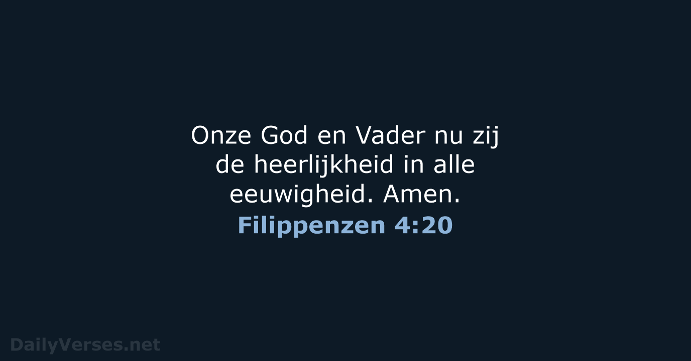Filippenzen 4:20 - HSV