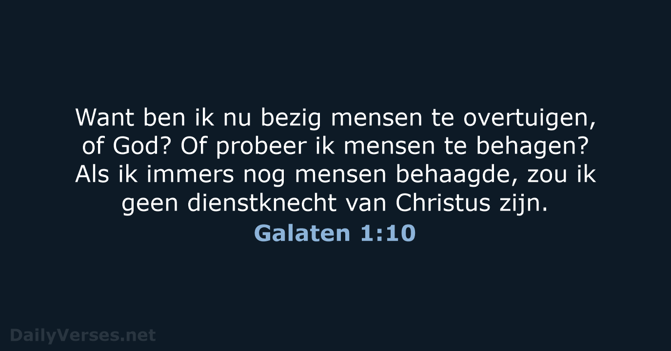 Galaten 1:10 - HSV