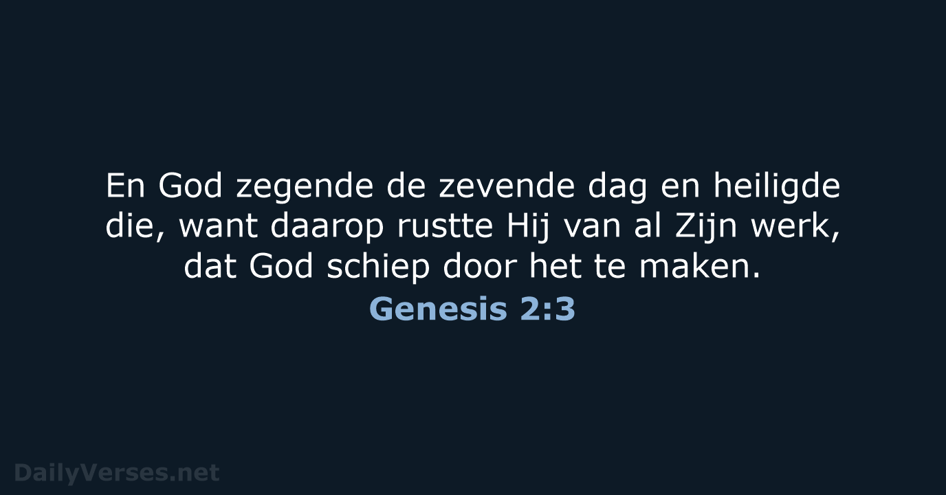 Genesis 2:3 - HSV
