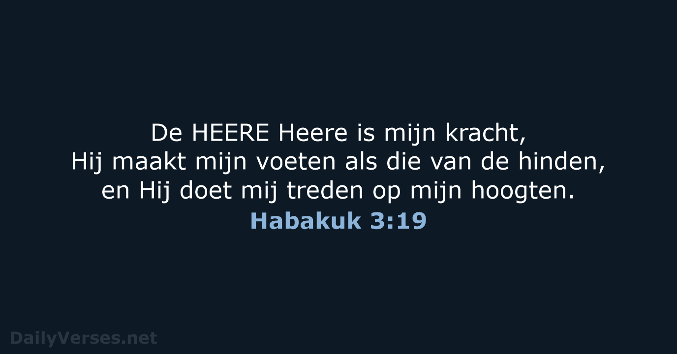 Habakuk 3:19 - HSV