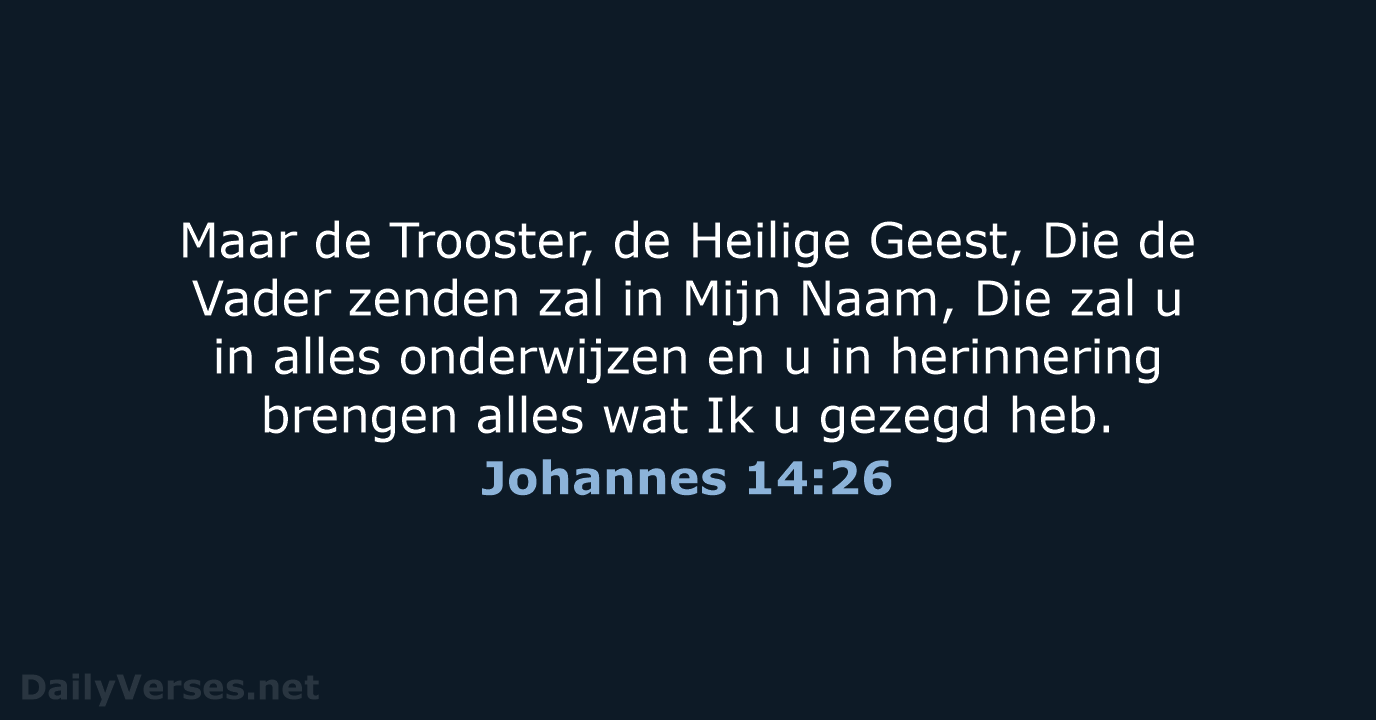 Johannes 14:26 - HSV