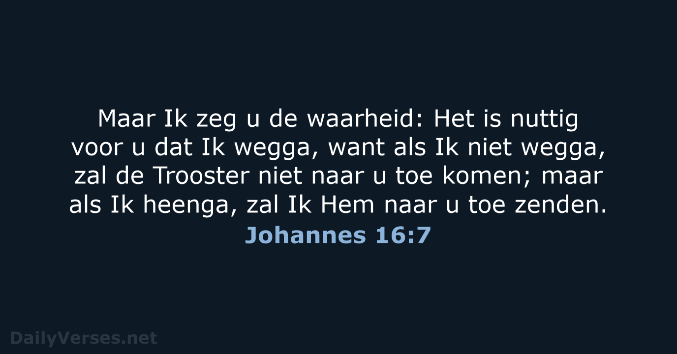 Johannes 16:7 - HSV