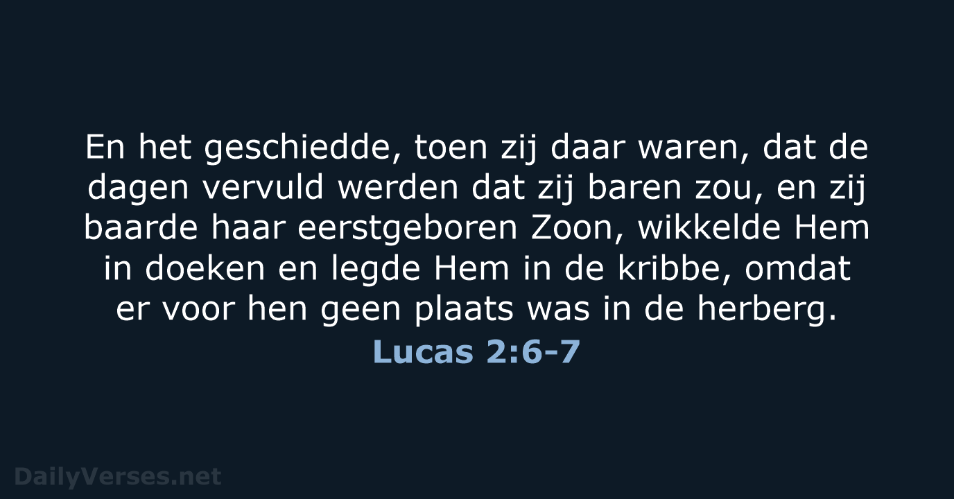 Lucas 2:6-7 - HSV