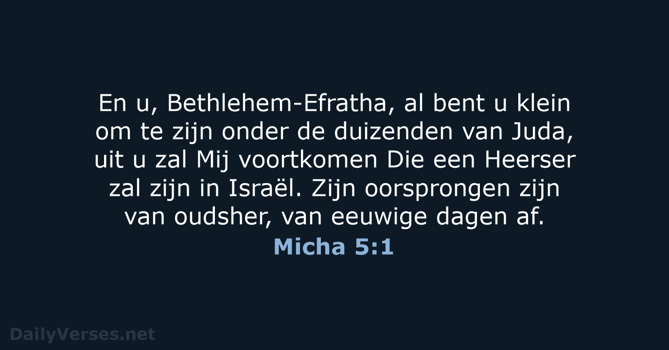 Micha 5:1 - HSV