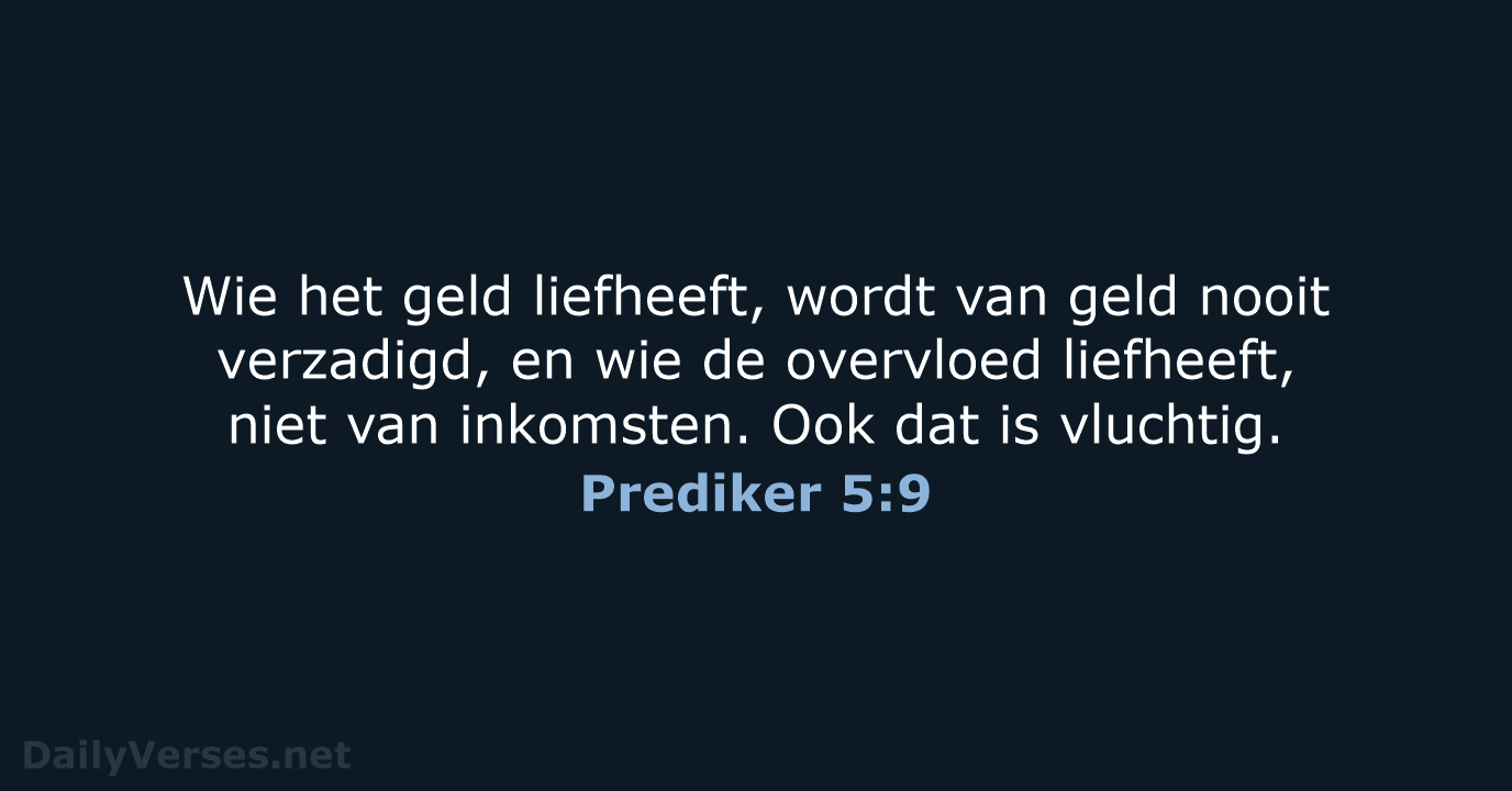 Prediker 5:9 - HSV
