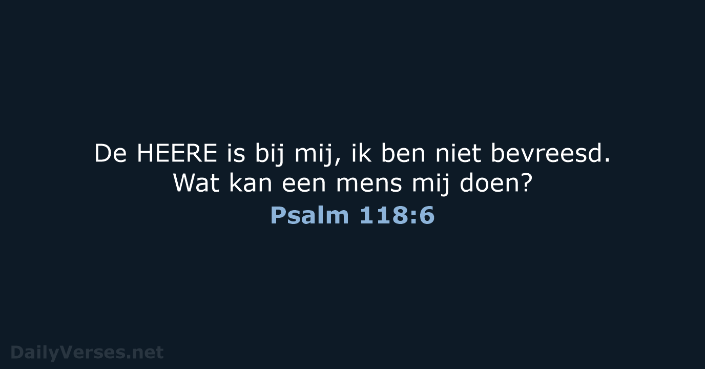 Psalm 118:6 - HSV