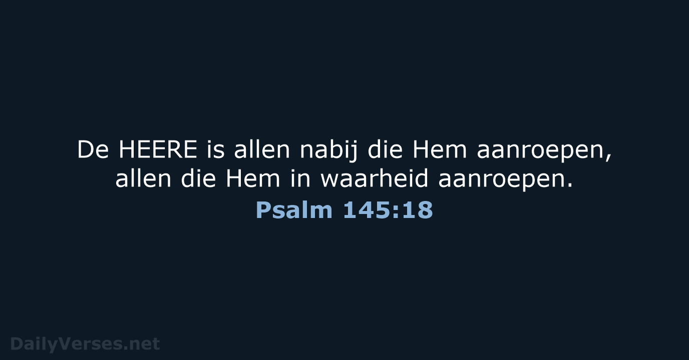 Psalm 145:18 - HSV