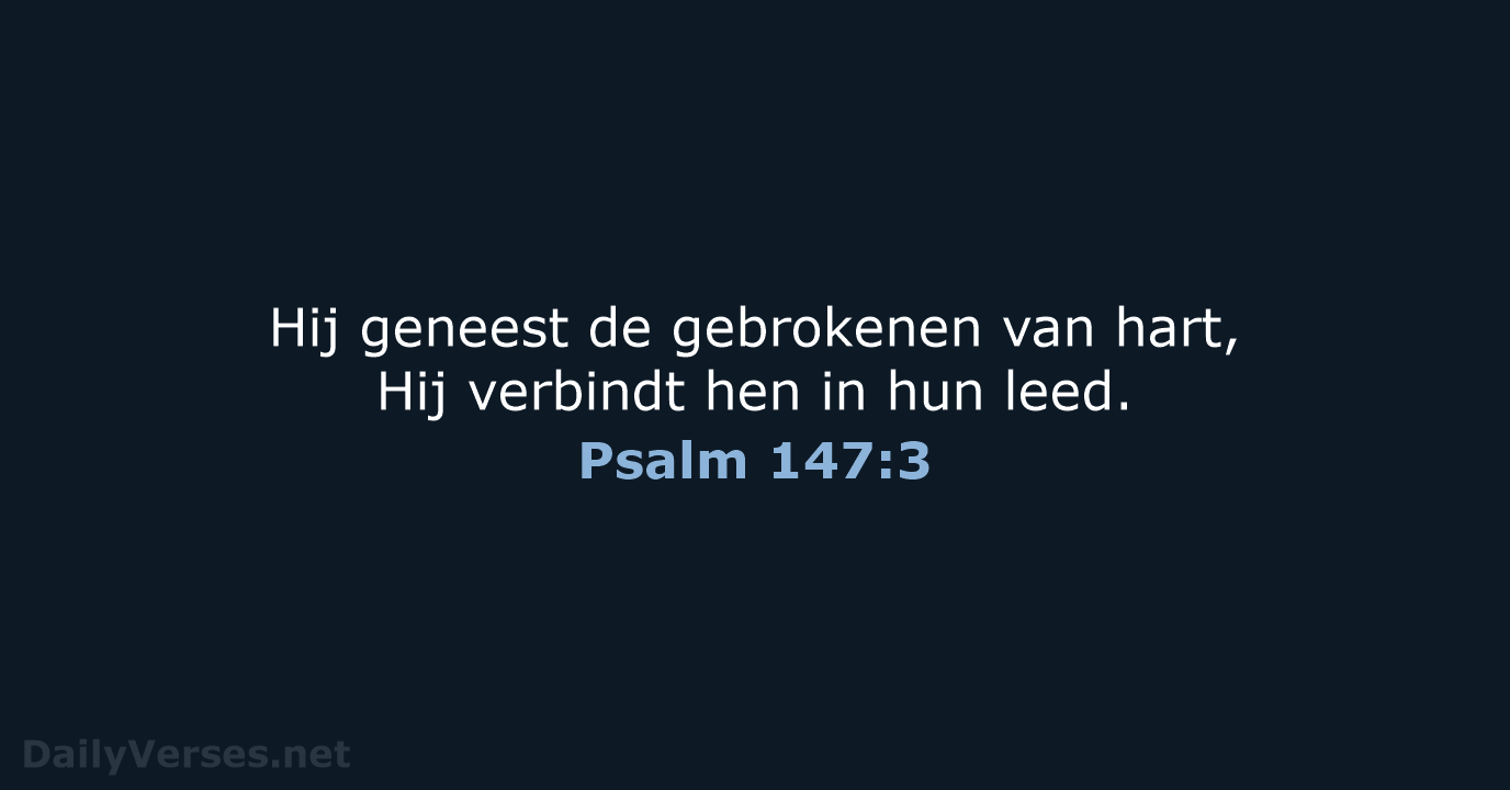 Psalm 147:3 - HSV