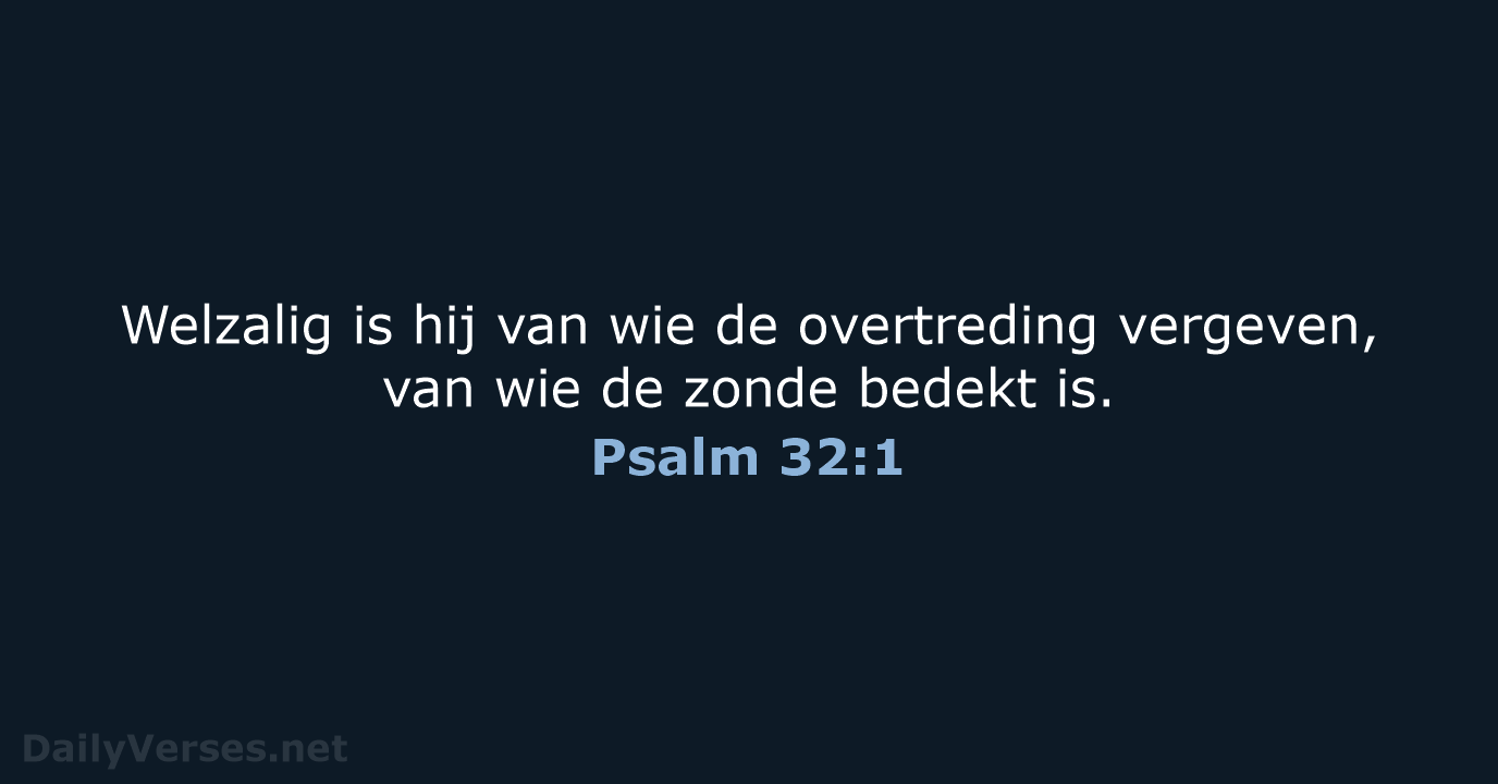 Psalm 32:1 - HSV
