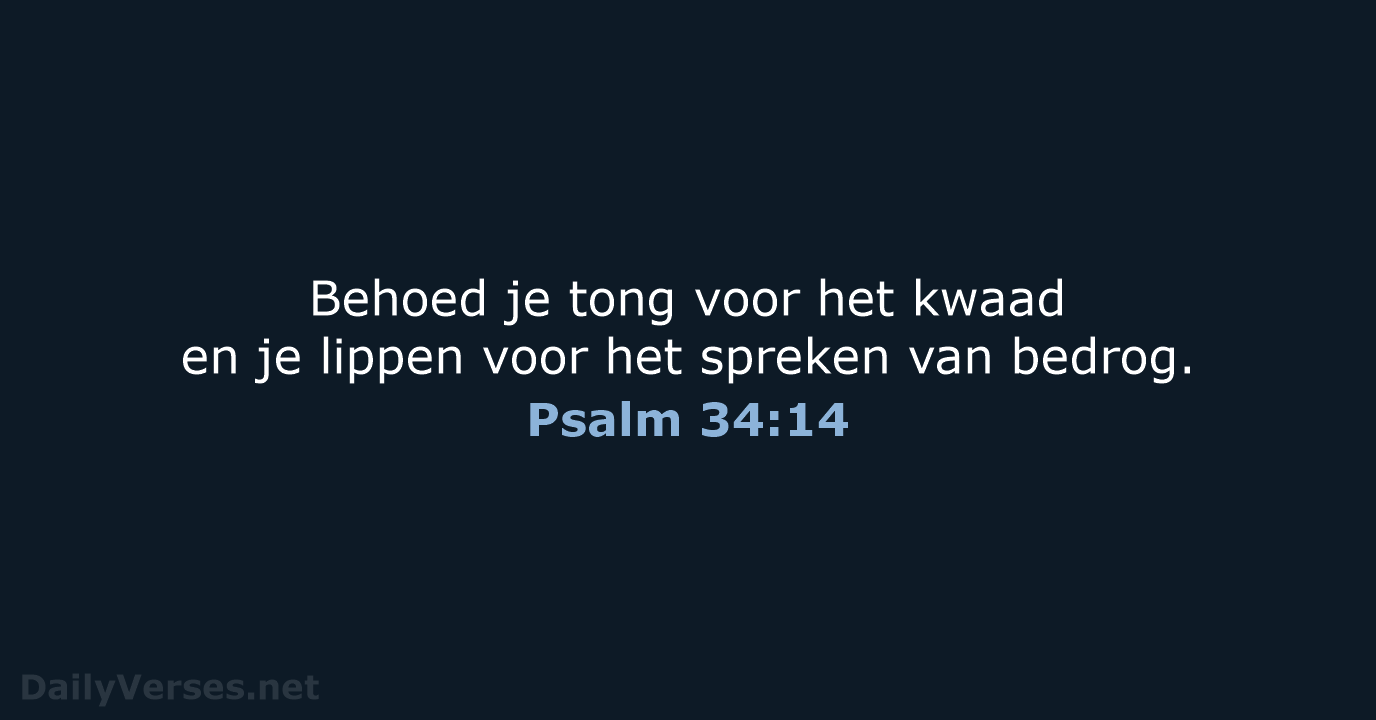 Psalm 34:14 - HSV