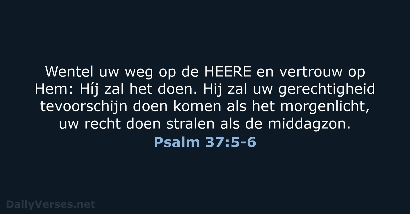Psalm 37:5-6 - HSV