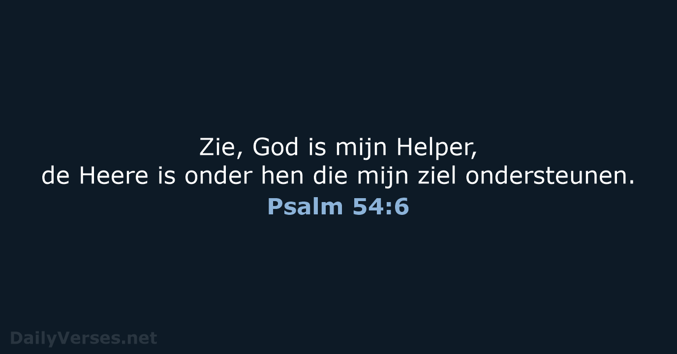 Psalm 54:6 - HSV