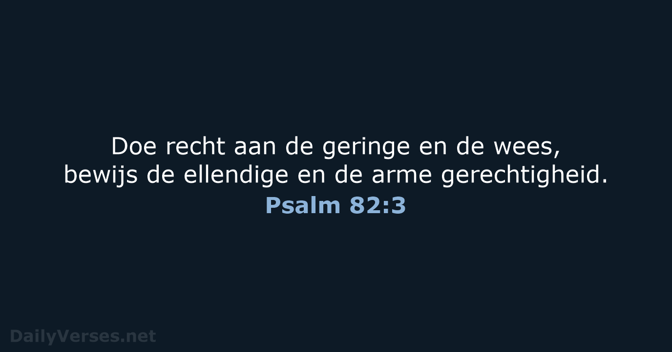 Psalm 82:3 - HSV