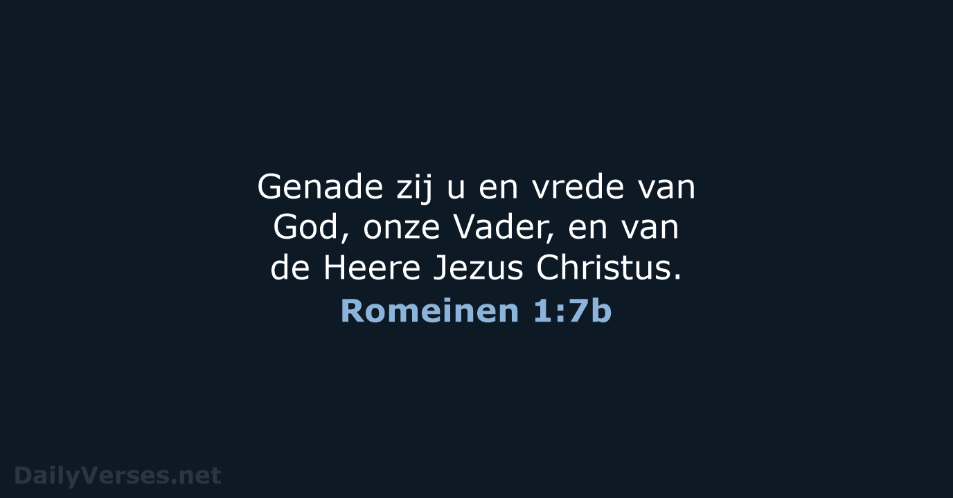 Romeinen 1:7b - HSV