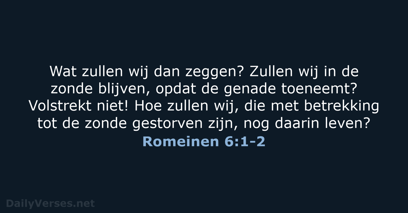 Romeinen 6:1-2 - HSV