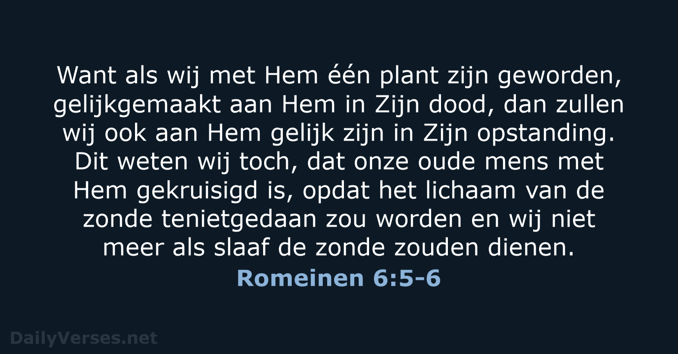 Romeinen 6:5-6 - HSV