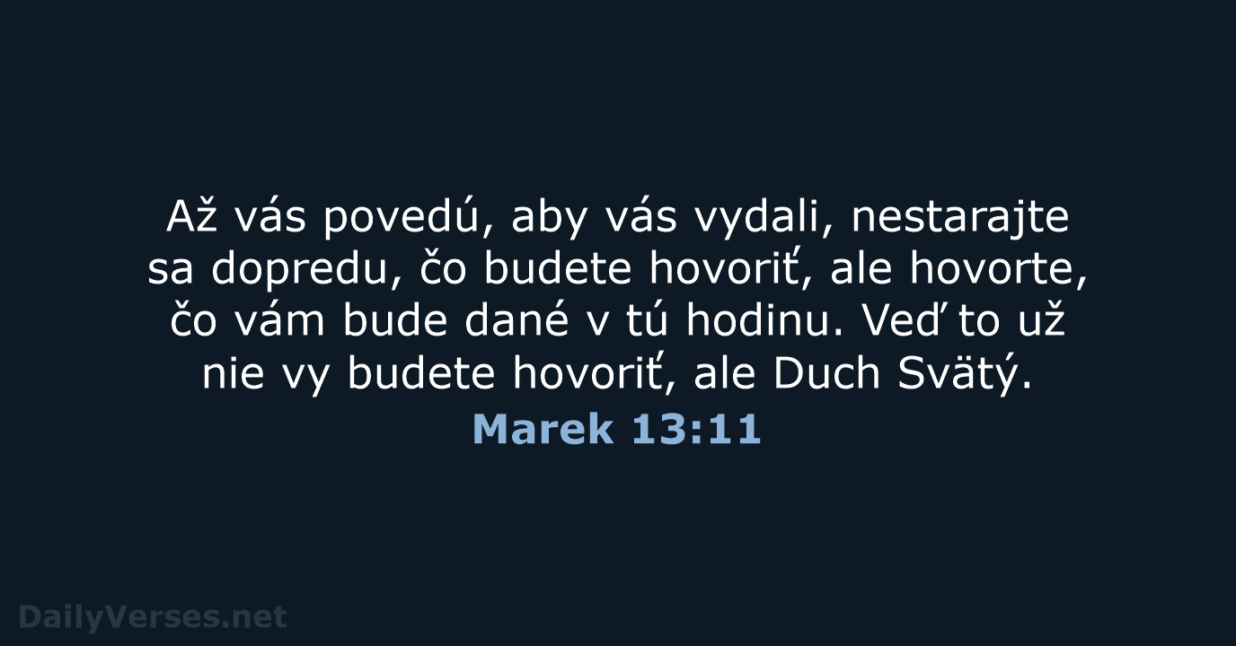 Marek 13:11 - KAT