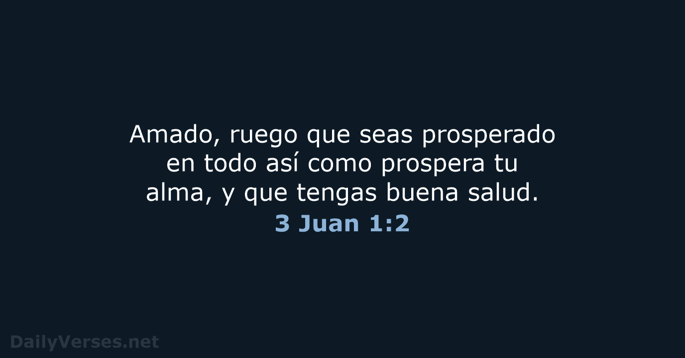 3 Juan 1:2 - LBLA