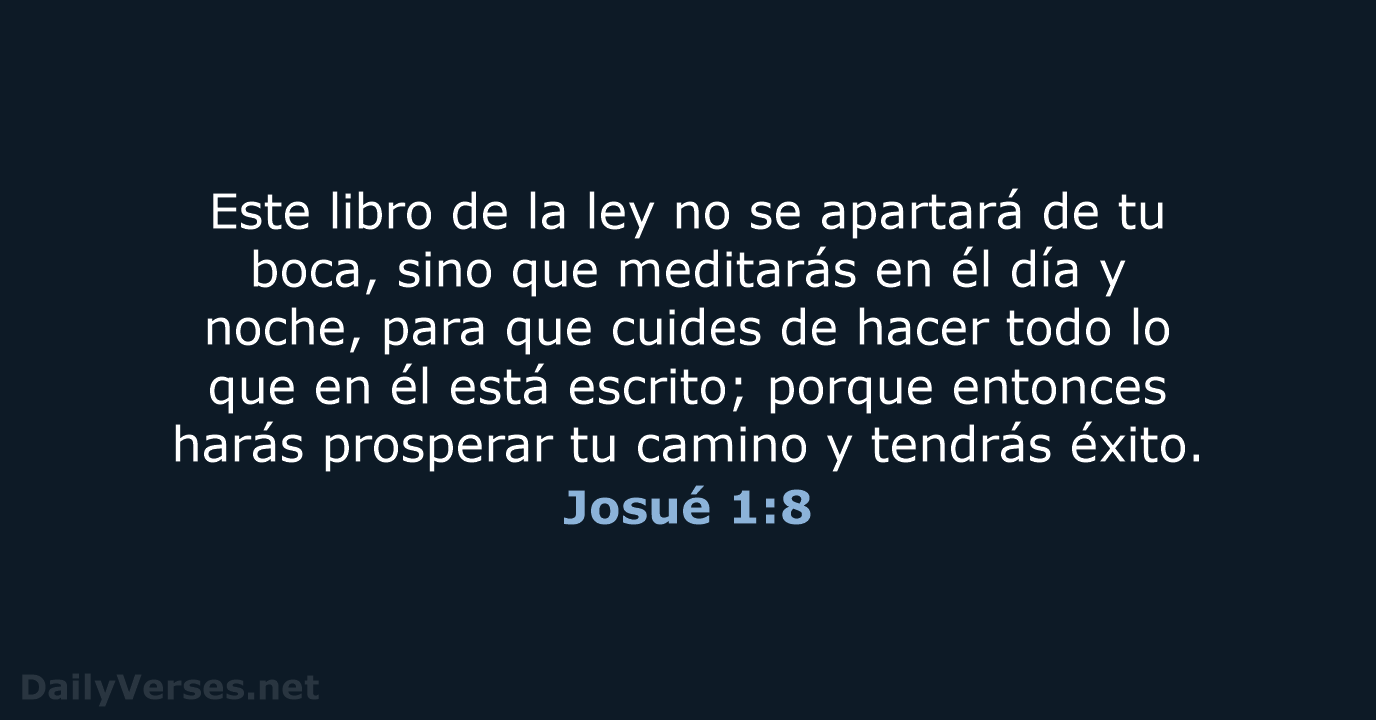 Josué 1:8 - LBLA