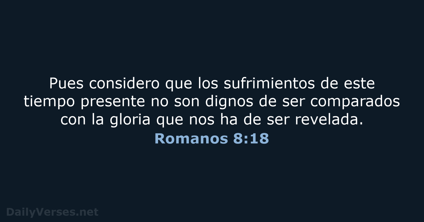 Romanos 8:18 - LBLA