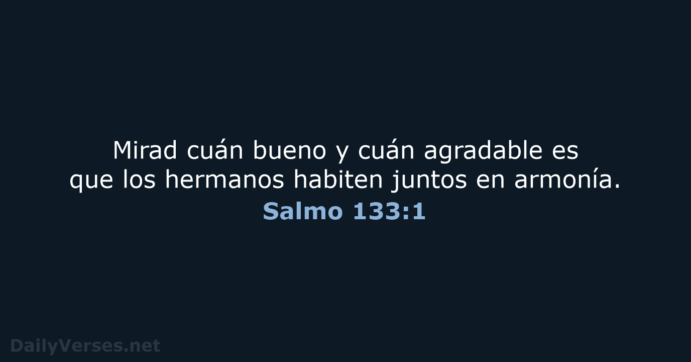 Salmo 133:1 - LBLA