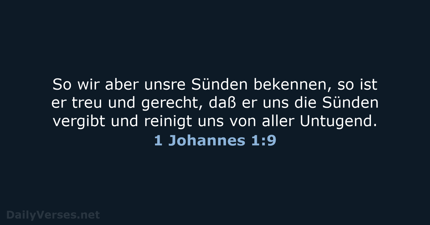 1 Johannes 1:9 - LU12