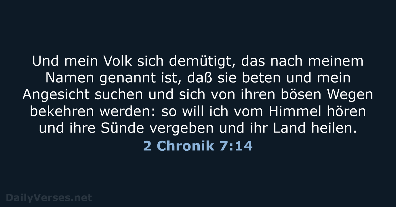 2 Chronik 7:14 - LU12