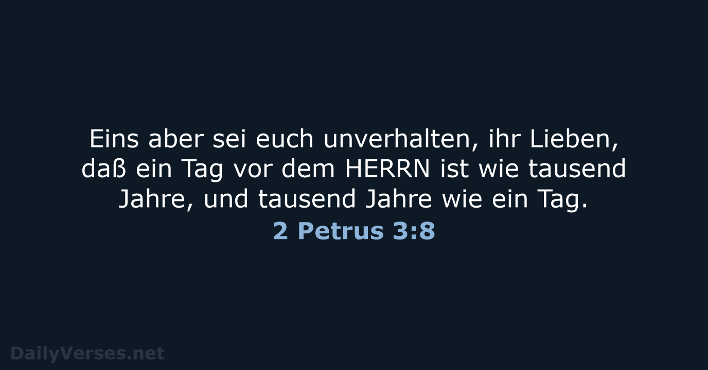 2 Petrus 3:8 - LU12