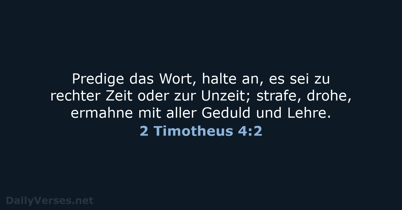 2 Timotheus 4:2 - LU12